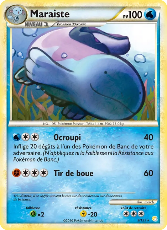 9/123 Maraiste REVERSE - HeartGold SoulSilver