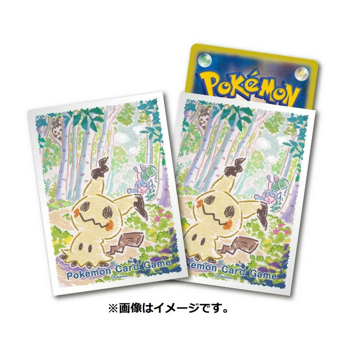 CRAMIM Crayon Mimikyu Sleeves Pokemon Center - Sleeves Pokemon Center