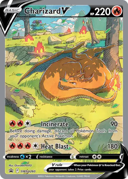 SWSH260 Charizard V ANGLAIS - Anglais