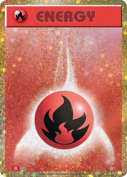 FIR Energie Feu HOLO JP - TCG Classic Charizard & Ho-Oh ex Deck