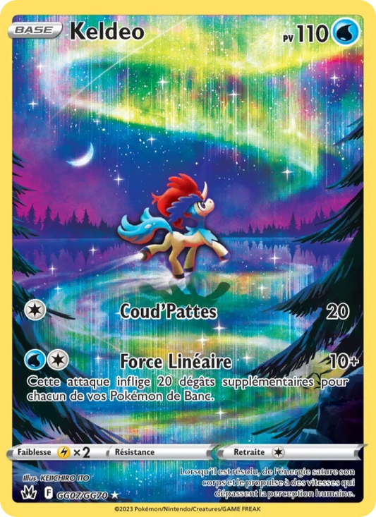 GG07/GG70 Keldeo GG - Zénith Suprême