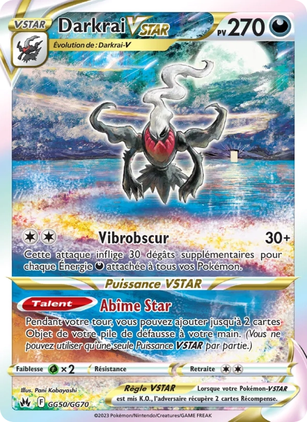 GG50/GG70 Darkrai VSTAR - Zénith Suprême