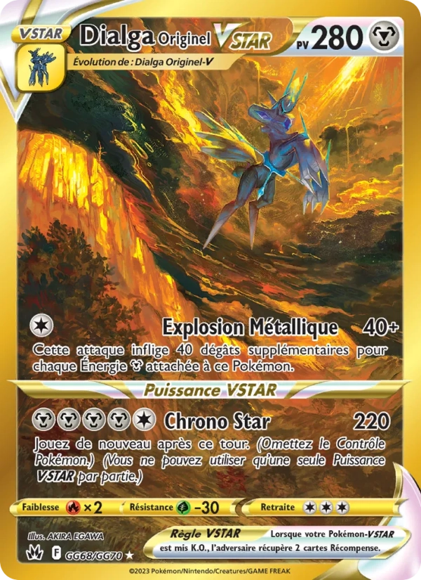 GG68/GG70 Dialga VSTAR - Zénith Suprême