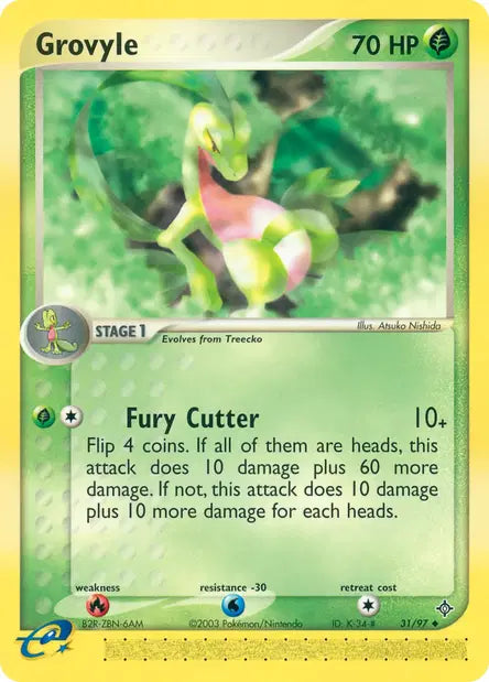 31/97 Grovyle REVERSE - Anglais