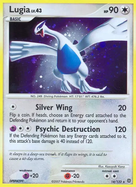 14/132 Lugia HOLO - Anglais