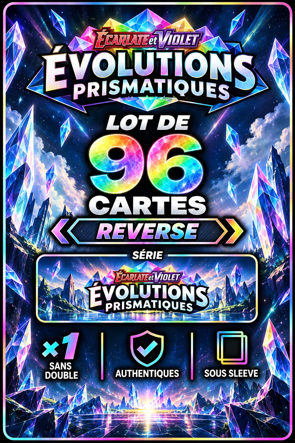Lot de 96 Reverse EV8.5 (sans doublon)