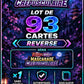 Lot de 93 Reverse EV6 (sans doublon)