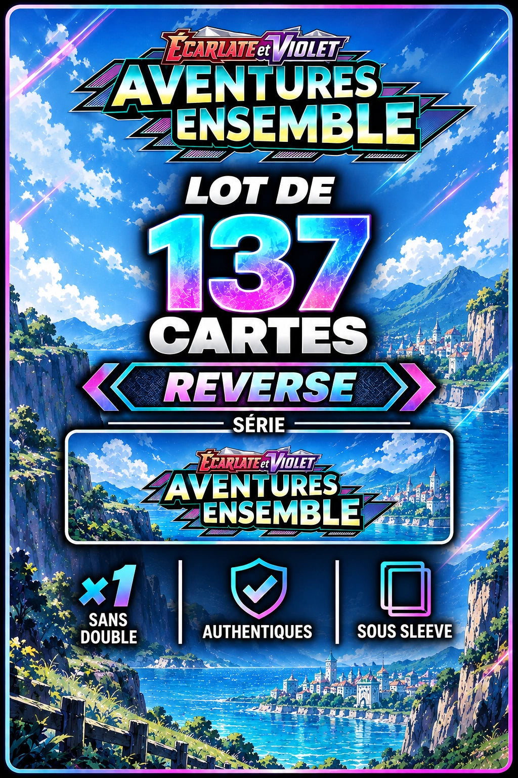Lot de 137 Reverse EV9 (sans doublon)