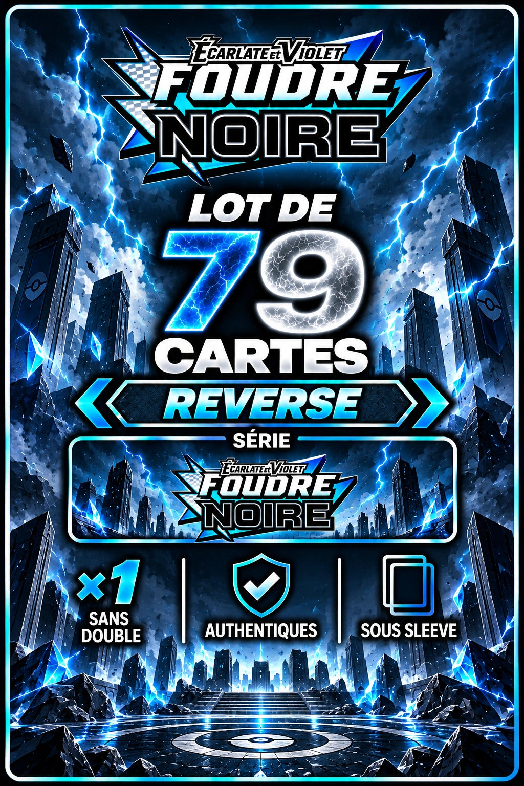 Lot de 79 Reverse EV10.5 BLK (sans doublon)