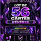 Lot de 56 Reverse ME5 (sans doublon)