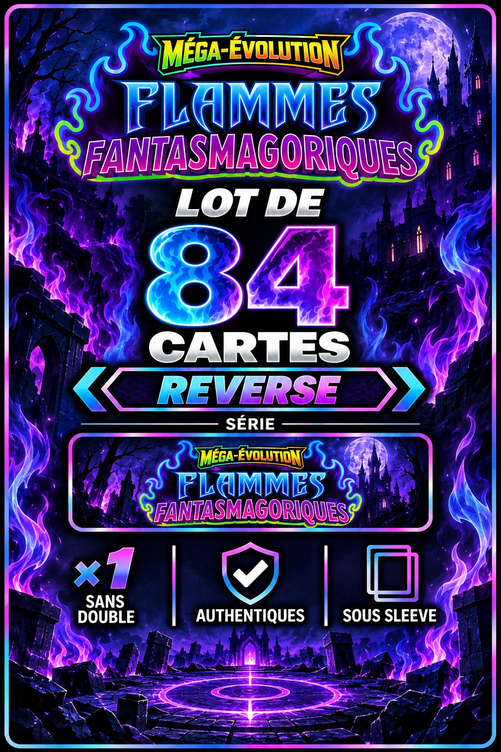 Lot de 84 Reverse ME2 (sans doublon)