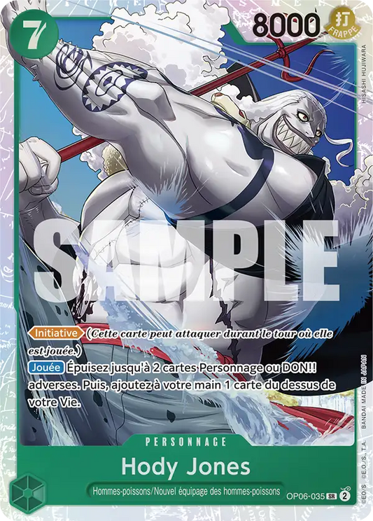 OP06-035-SR Hody Jones SR - One Piece