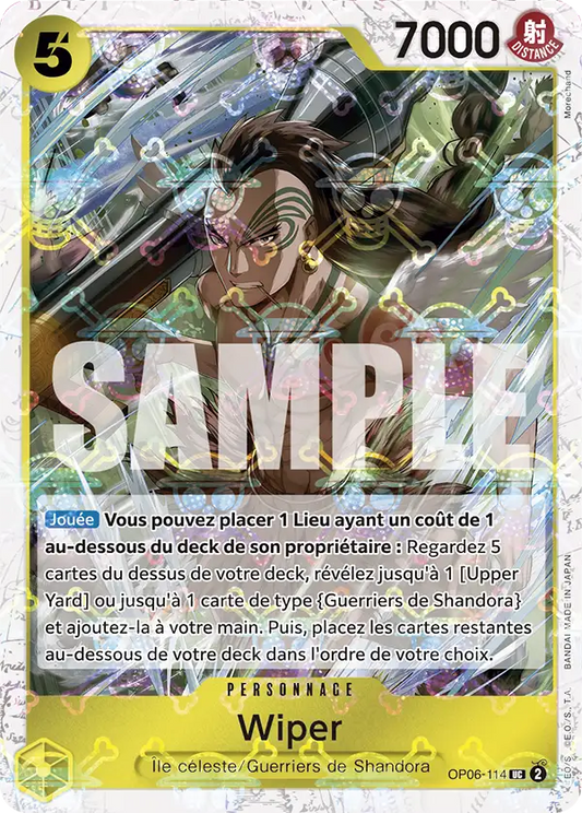 OP06-114-FOIL-SKULL Wiper FOIL SKULL - One Piece