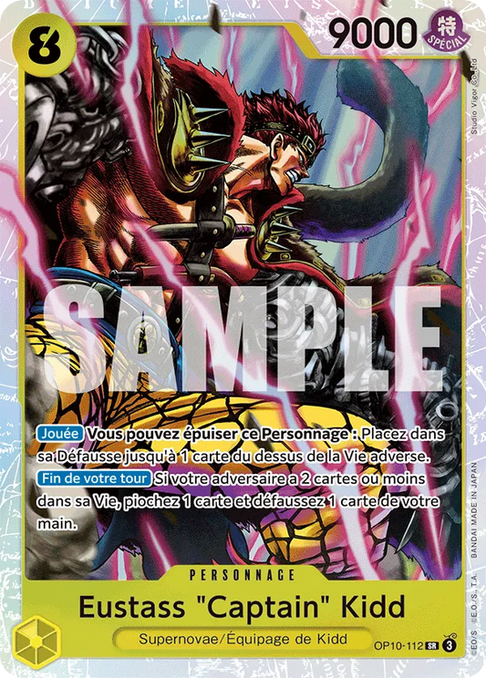 OP10-112-SR Eustass Captain Kidd SR - One Piece