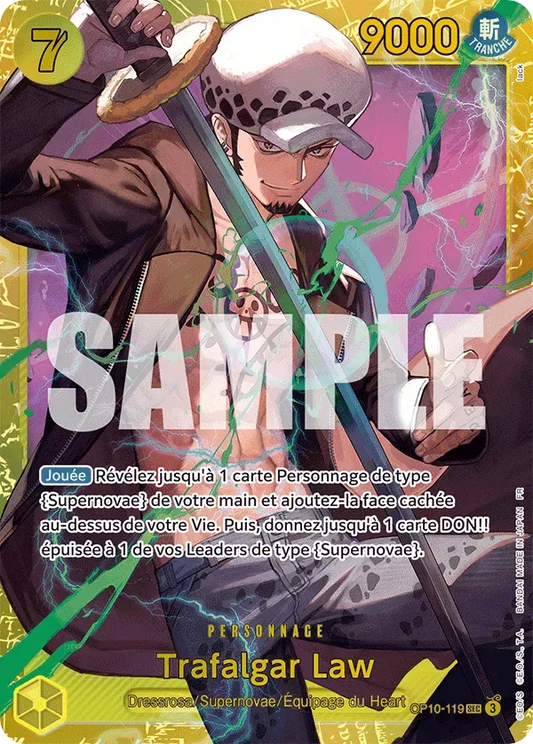 OP10-119-SECRET Trafalgar Law SECRET - One Piece