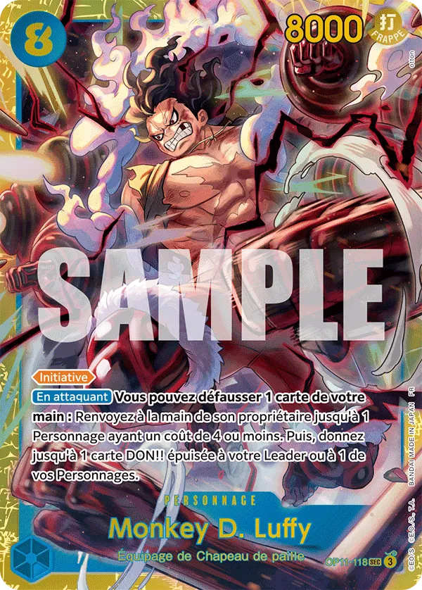 OP11-118-SECRET-NONFOIL Monkey D Luffy SECRET-NONFOIL - One Piece