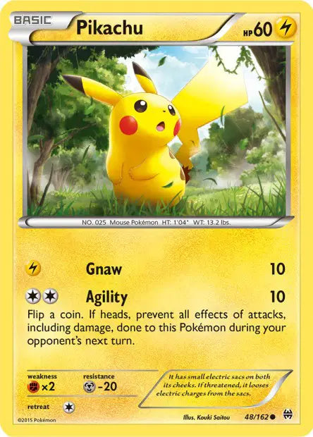 48/162 Pikachu CO - Anglais