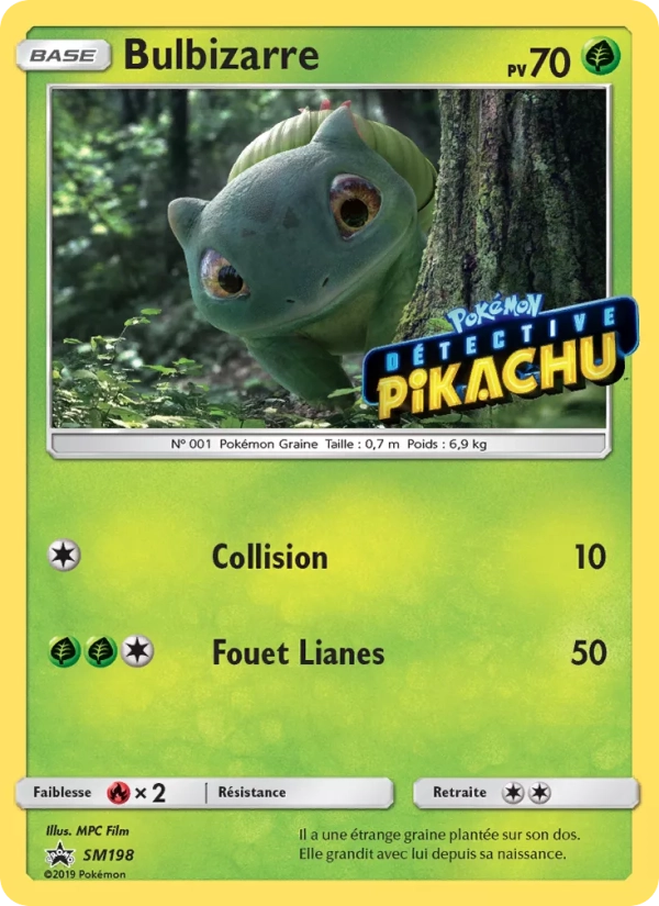 SM198 Bulbasaur HOLO COSMOS - Promo SM