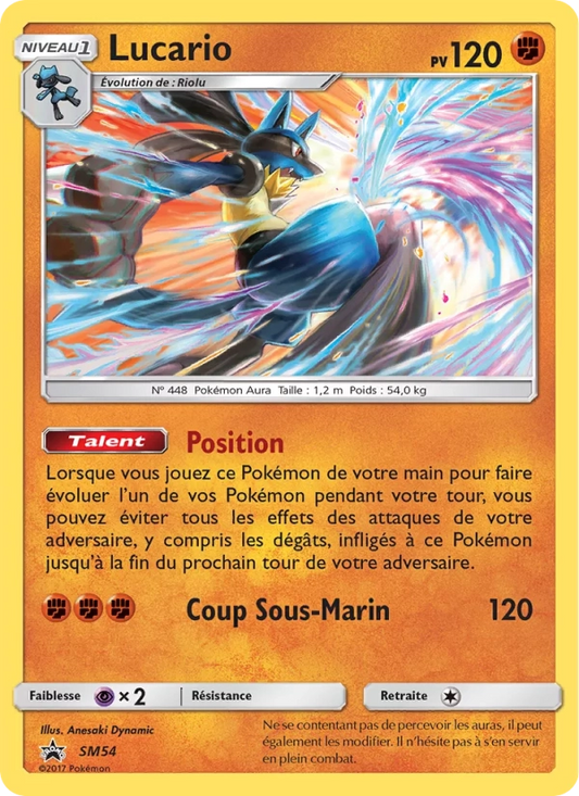 SM54 Lucario HOLO COSMOS - Promo SM