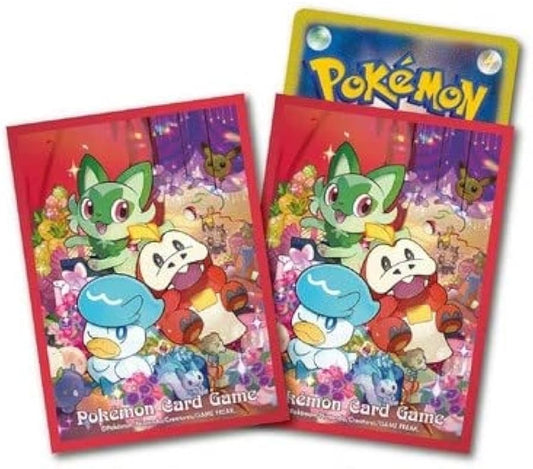 SPRFUEQUA Triplet Beat Sprigatito Fuecoco And Quaxly Sleeves Pokemon Center - Sleeves Pokemon Center