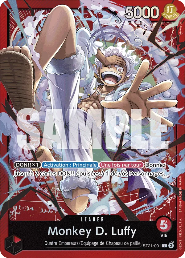 ST21-001-LEADER Monkey D Luffy LEADER - One Piece