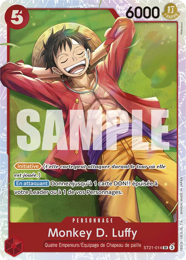 ST21-014-SR Monkey D Luffy SR - One Piece