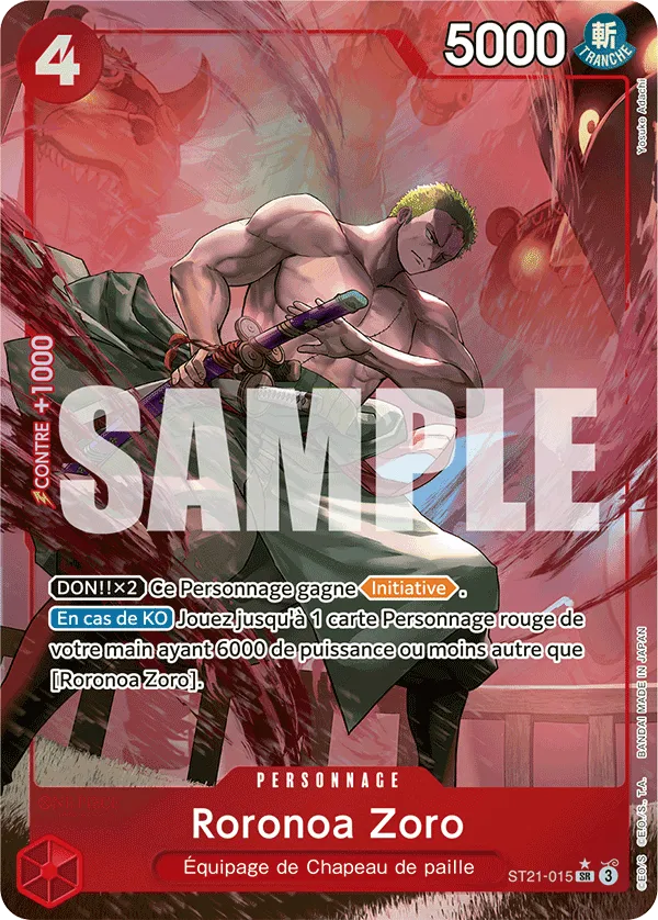 ST21-015-ALT Roronoa Zoro ALT - One Piece