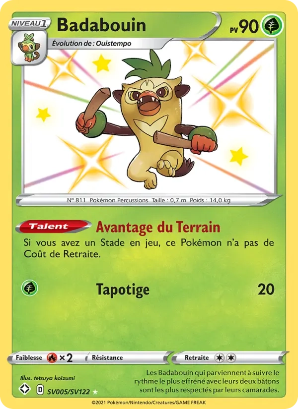 SV005/SV122 Badabouin SHINY - Destinées Radieuses