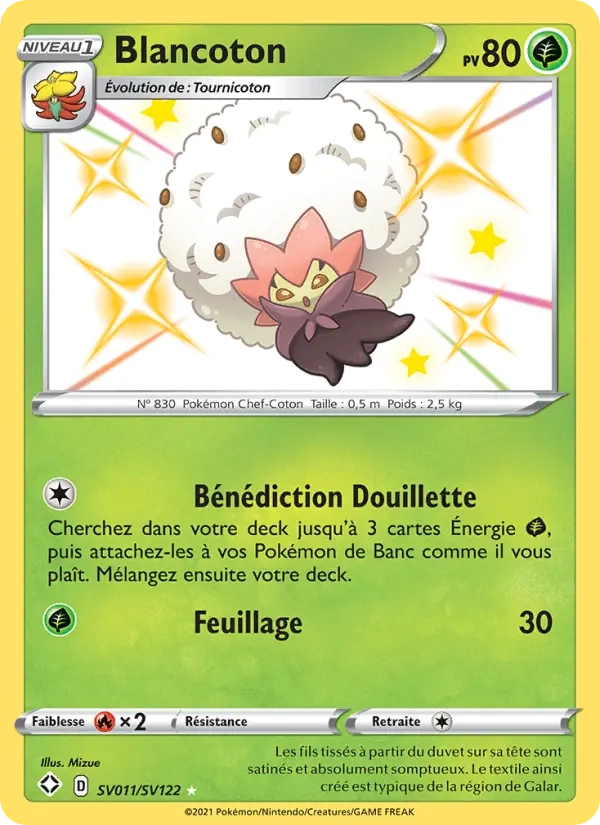 SV011/SV122 Blancoton SHINY - Destinées Radieuses