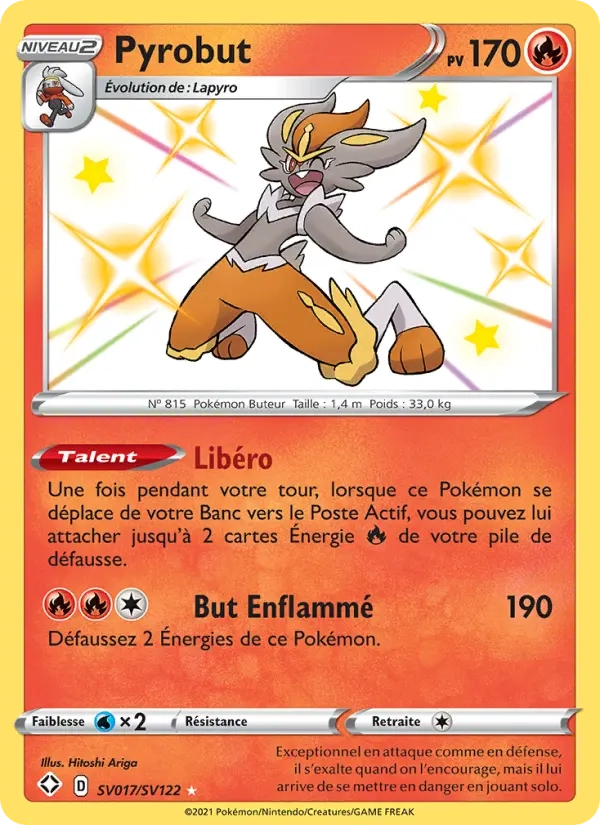 SV017/SV122 Pyrobut SHINY - Destinées Radieuses