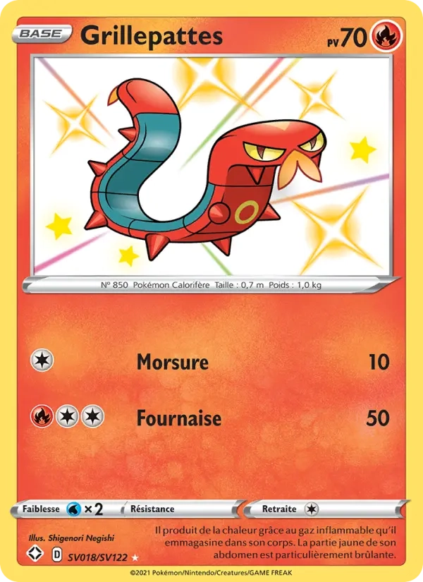 SV018/SV122 Grillepattes SHINY - Destinées Radieuses