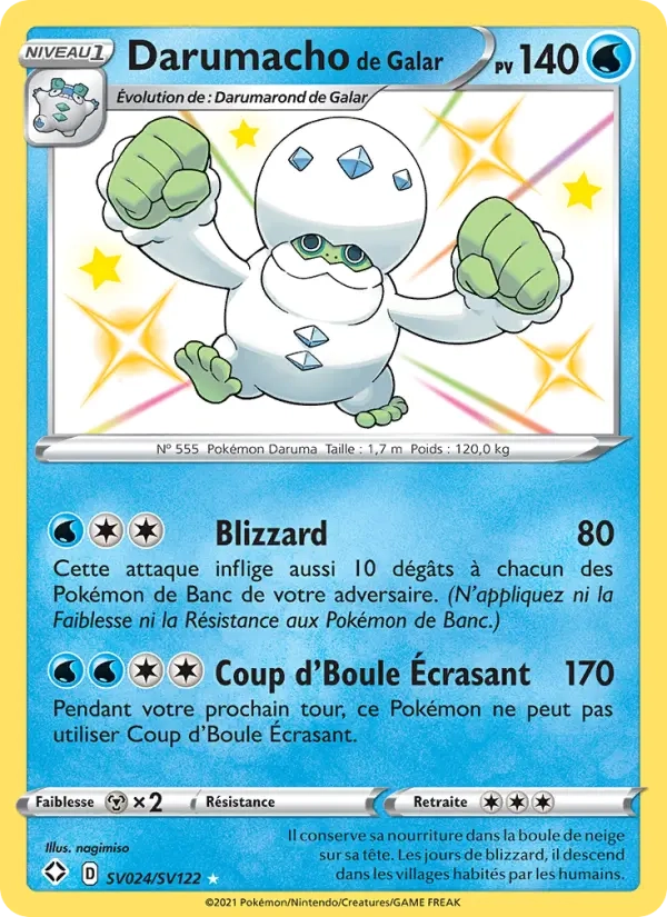 SV024/SV122 Darumacho SHINY - Destinées Radieuses