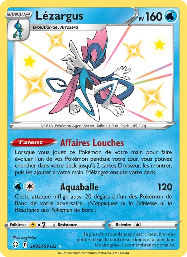 SV027/SV122 Lezargus SHINY - Destinées Radieuses
