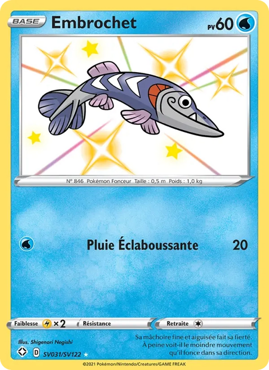 SV031/SV122 Embrochet SHINY - Destinées Radieuses
