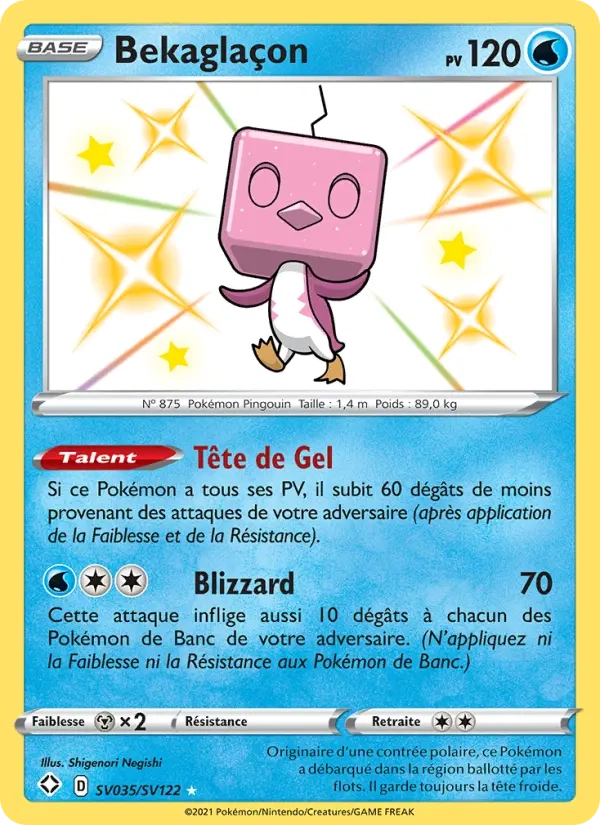 SV035/SV122 Bekaglacon SHINY - Destinées Radieuses