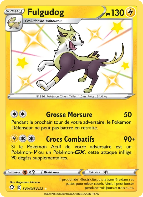 SV040/SV122 Fulgudog SHINY - Destinées Radieuses