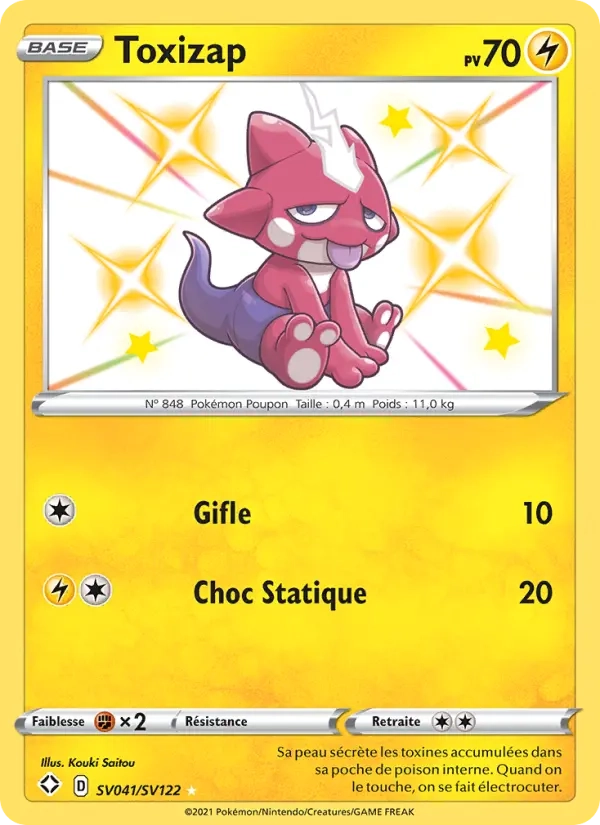SV041/SV122 Toxizap SHINY - Destinées Radieuses