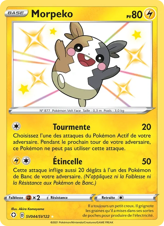 SV044/SV122 Morpeko SHINY - Destinées Radieuses