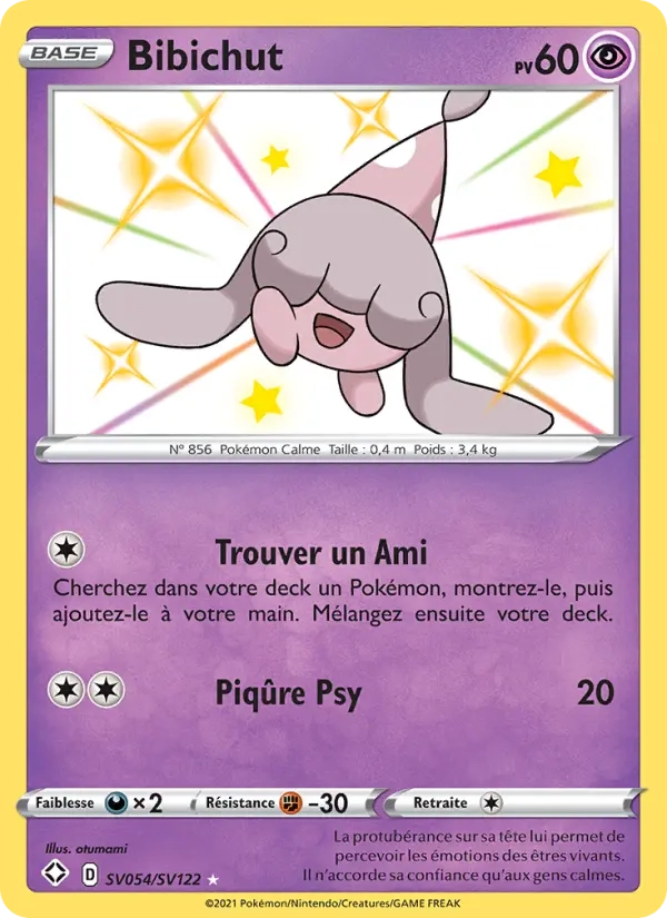 SV054/SV122 Bibichut SHINY - Destinées Radieuses
