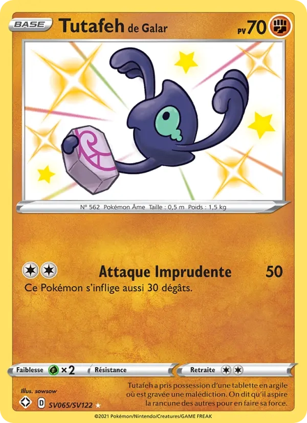 SV065/SV122 Tutafeh de Galar SHINY - Destinées Radieuses