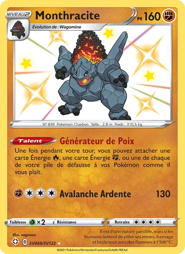 SV069/SV122 Monthracite SHINY - Destinées Radieuses