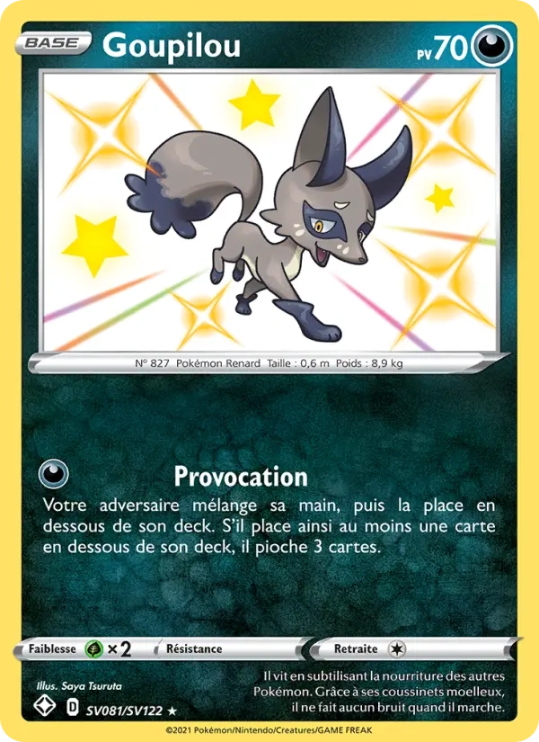 SV081/SV122 Goupilou SHINY - Destinées Radieuses