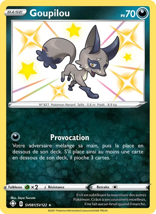 SV081/SV122 Goupilou SHINY - Destinées Radieuses