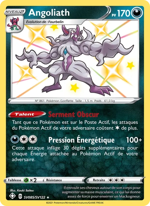SV085/SV122 Angoliath SHINY - Destinées Radieuses
