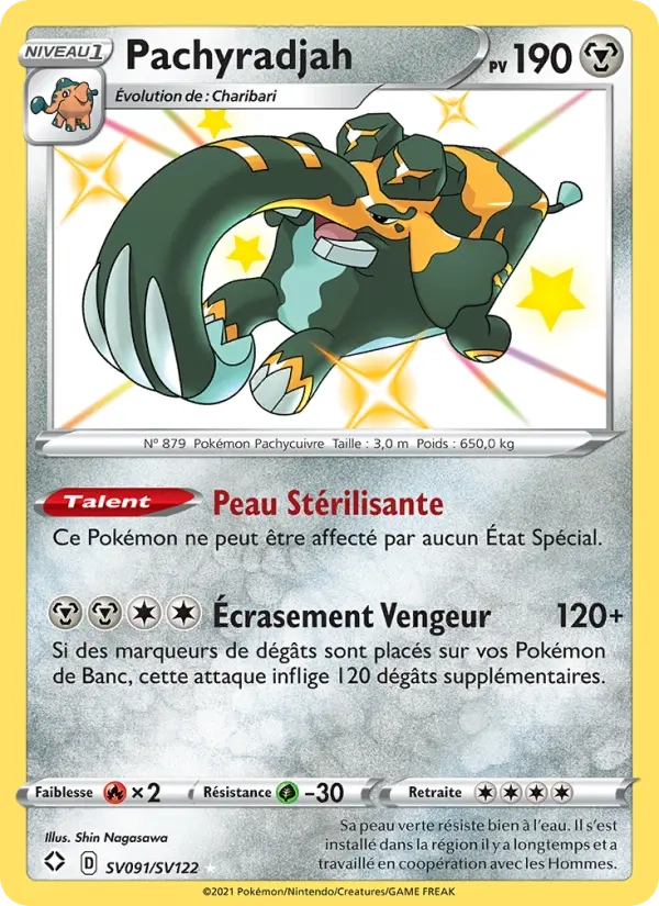 SV091/SV122 Pachyradjah SHINY - Destinées Radieuses