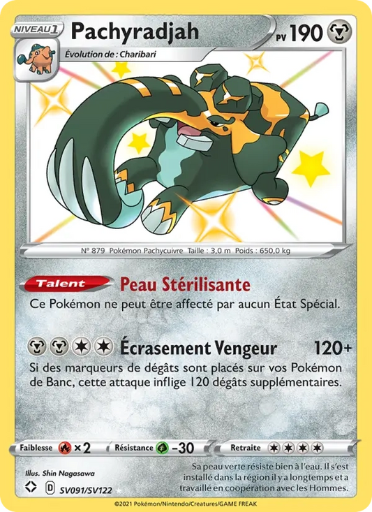 SV091/SV122 Pachyradjah SHINY - Destinées Radieuses