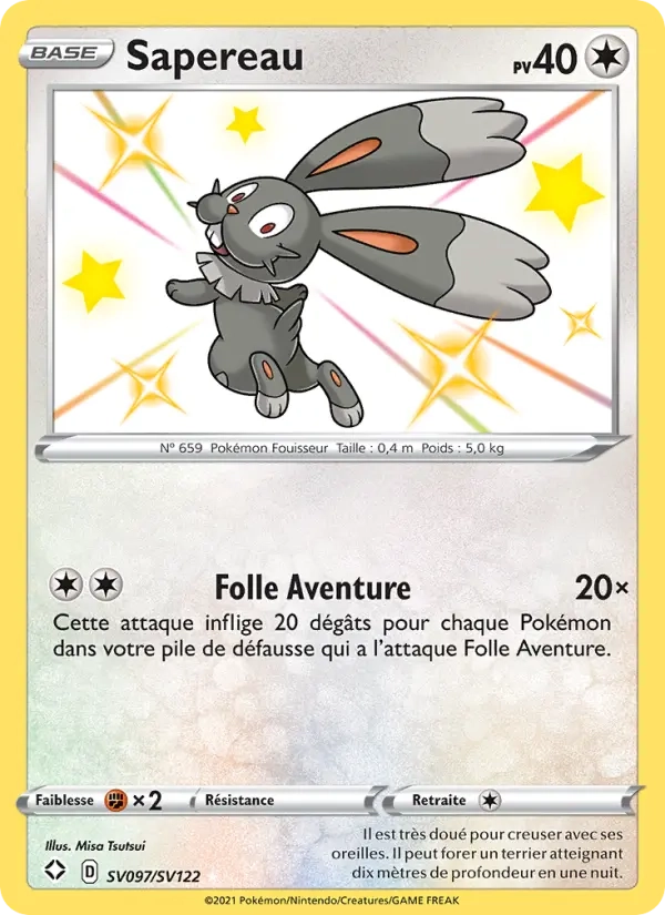 SV097/SV122 Sapereau SHINY - Destinées Radieuses