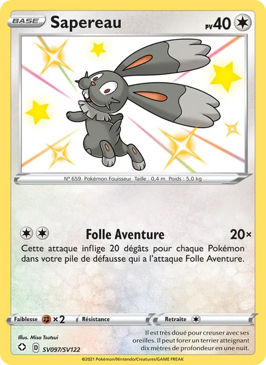 SV097/SV122 Sapereau SHINY - Destinées Radieuses