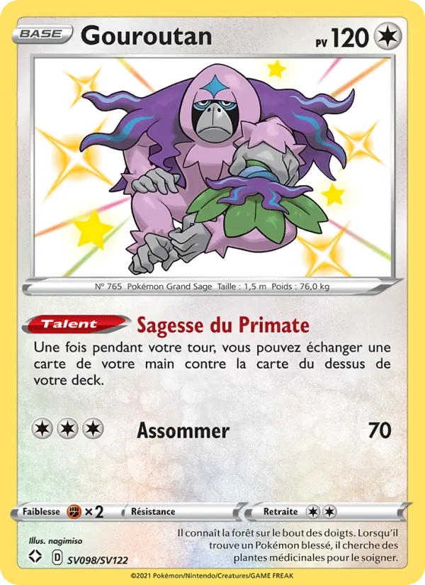 SV098/SV122 Gouroutan SHINY - Destinées Radieuses