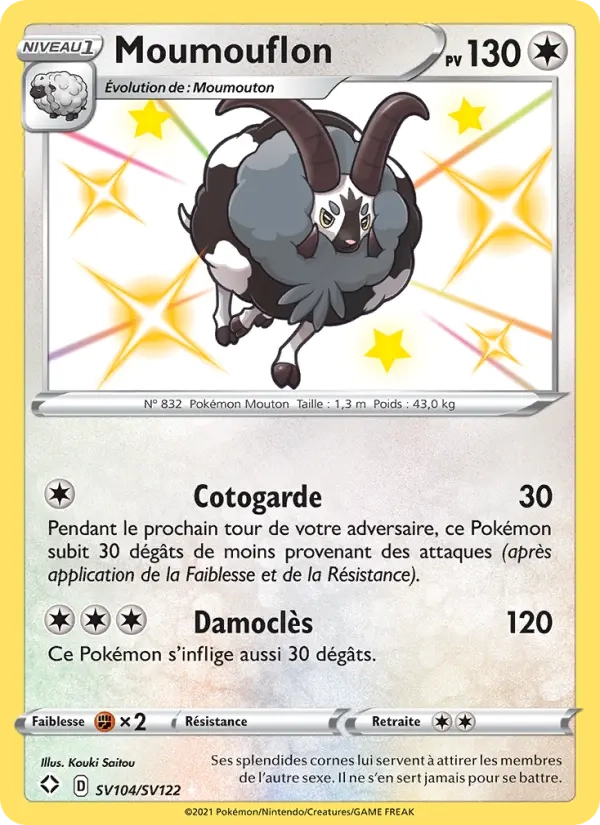 SV104/SV122 Moumouflon SHINY - Destinées Radieuses